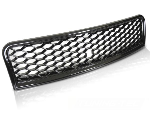 Kühlergrill für Audi A4 B6 (8E) 00-04 hochglanz schwarz in Wabendesign